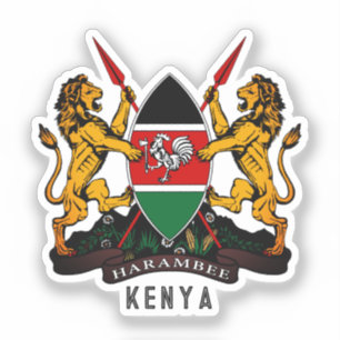 Sticker Armoiries du Kenya