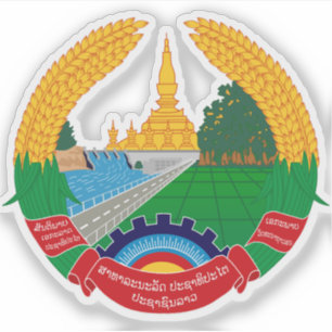 Sticker Armoiries du Laos