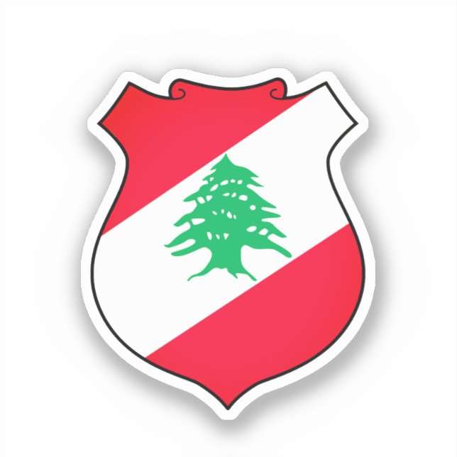 Sticker Armoiries du Liban (Recto)