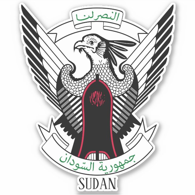Sticker Armoiries Du Soudan Patriotique (Devant)