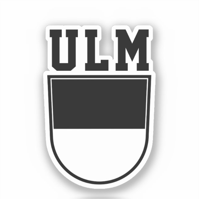 Sticker Armoiries d'Ulm - ALLEMAGNE (Recto)