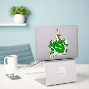 Sticker Armoiries irlandaises d'Ahearne personnalisées