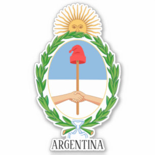 Sticker Armoiries Nationales Argentine Patriotique