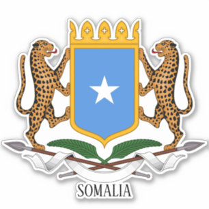 Sticker Armoiries Nationales De Somalie Patriotique