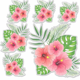Sticker Arrangements de Tropical Hibiscus
