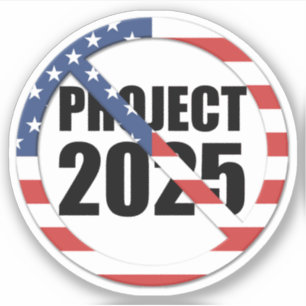 Sticker Arrêter le projet 2025