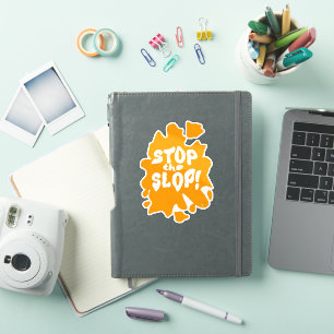 Sticker  Arrêtez le Baratin Déclaration Anti IA Artsy Cita