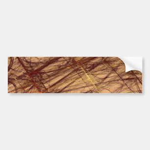 Sticker Arrière - plan Brown Fractal Grunge