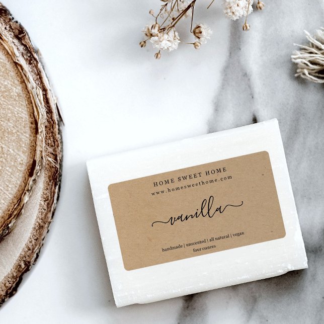 Sticker Arrière - plan Étiquette de savon personna (Créateur téléchargé)