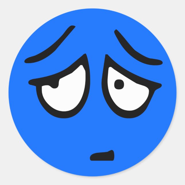Sticker Arrière - plan personnalisable Emoticon (Devant)