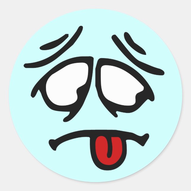 Sticker Arrière - plan personnalisable Emoticon (Devant)