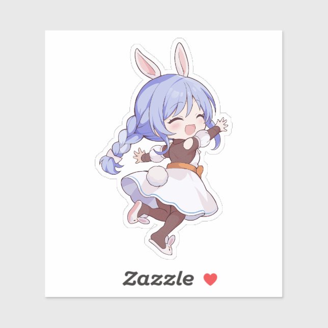 Sticker Art de Pekomama Chibi Vtuber (Feuille)