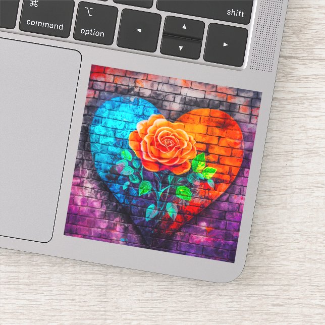 Sticker Art du coeur (Détail)