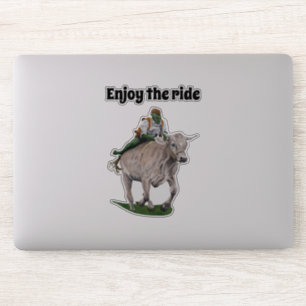 Sticker Art Imaginaire Goblin Rider Ox Racing