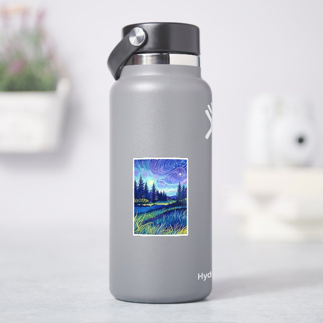 Sticker art naturel magnifique (HydroFlask)