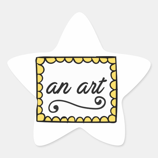 Sticker Art Star (Devant)