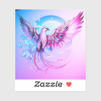 Sticker Art tatouage à aile légère