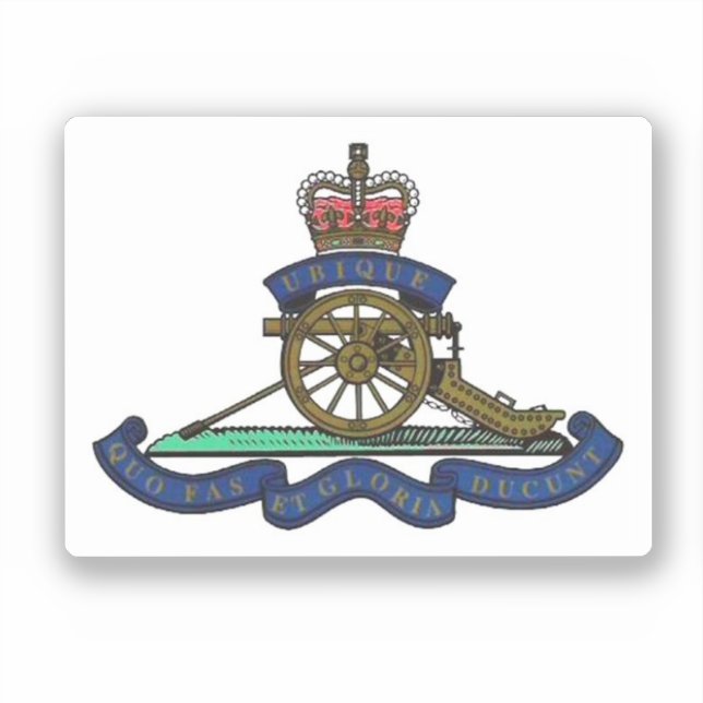 Sticker Artillerie royale - Royaume-Uni (Recto)