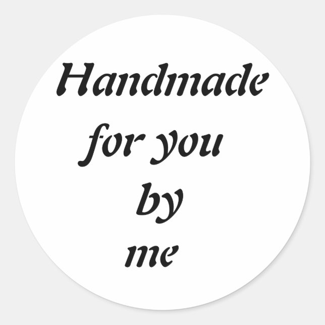 Sticker artisanal minimaliste (Devant)