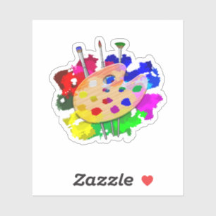 Sticker Artiste Palette