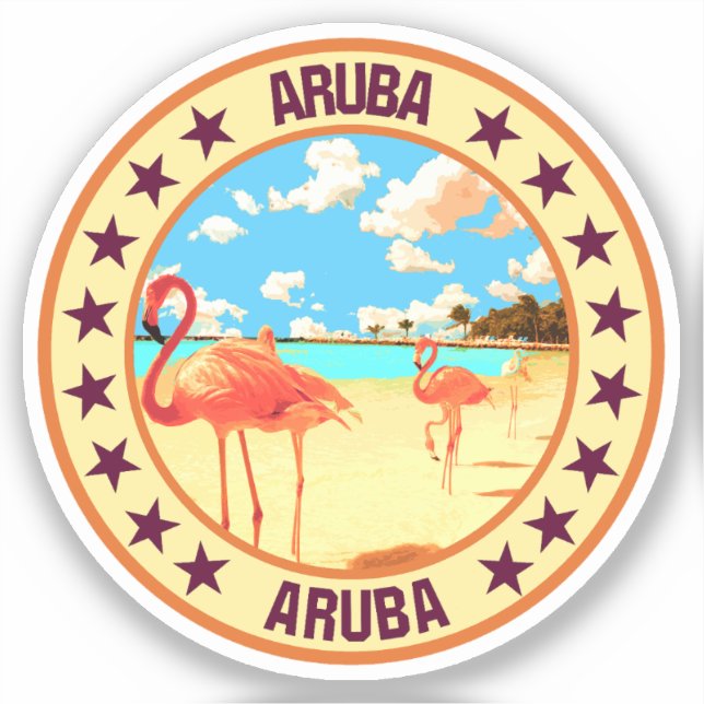Sticker Aruba (Recto)