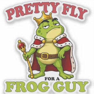 Sticker Assez Fly Pour Un Type Grenouille Roi Grenouille M