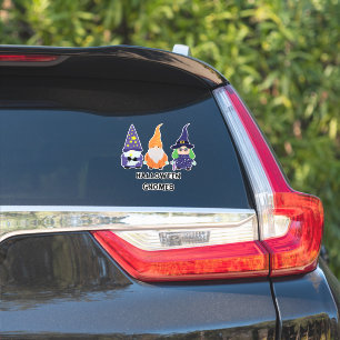 Sticker Assistant Citrouille Sorcière Halloween Gnomes Vin