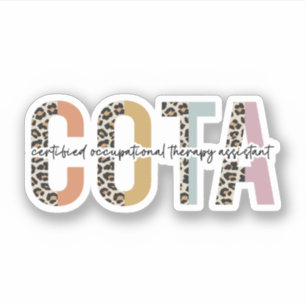 Sticker Assistant en ergothérapie certifié COTA