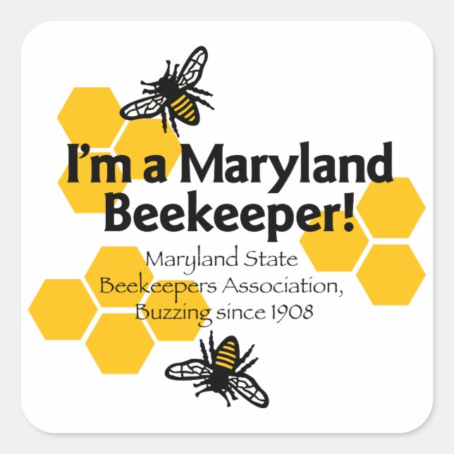 Sticker Association des apiculteurs du Maryland (Devant)