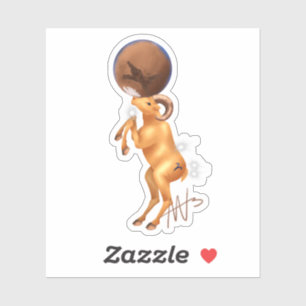 Sticker Astro Aries Mars Zodiac