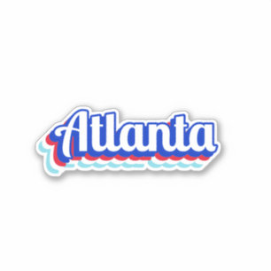 Sticker Atlanta vintage