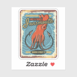 Sticker Attaque à l'intérieur de la bouche et pêche Lovecr