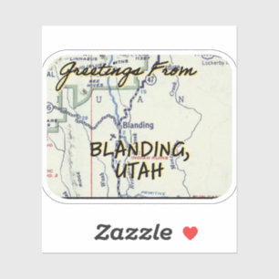 Sticker Atteindre Utah Vintage