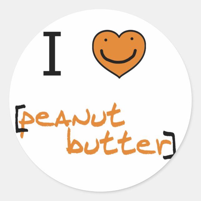 Sticker au beurre d'arachide (Devant)