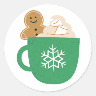 Sticker au chocolat chaud