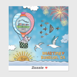 Sticker - Au-dessus de la mer