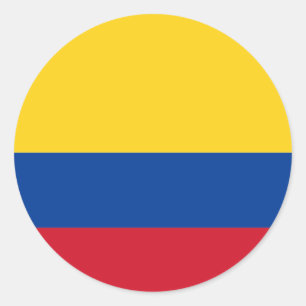 Sticker au drapeau de la Colombie