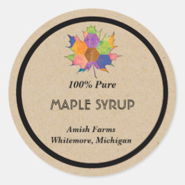Sticker au sirop d'érable maison