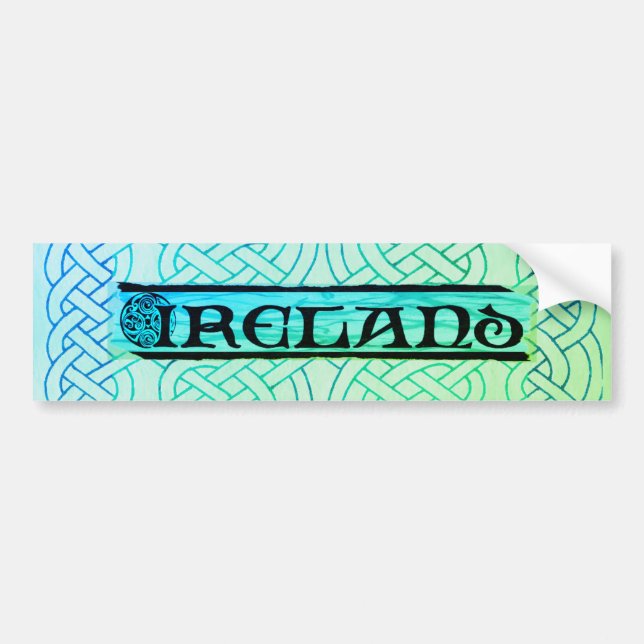 Sticker, Aufkleber, Irland, keltischer Knoten, Autoaufkleber (Vorne)