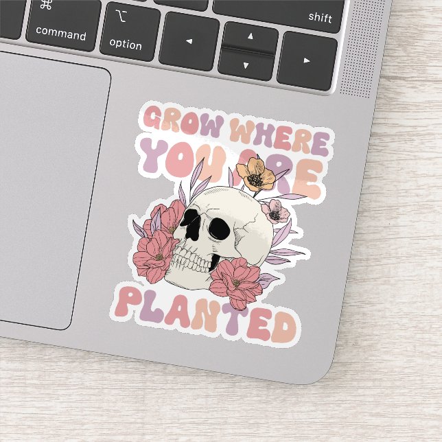 Sticker Augmenter Là Où Vous Êtes Plantés (Détail)