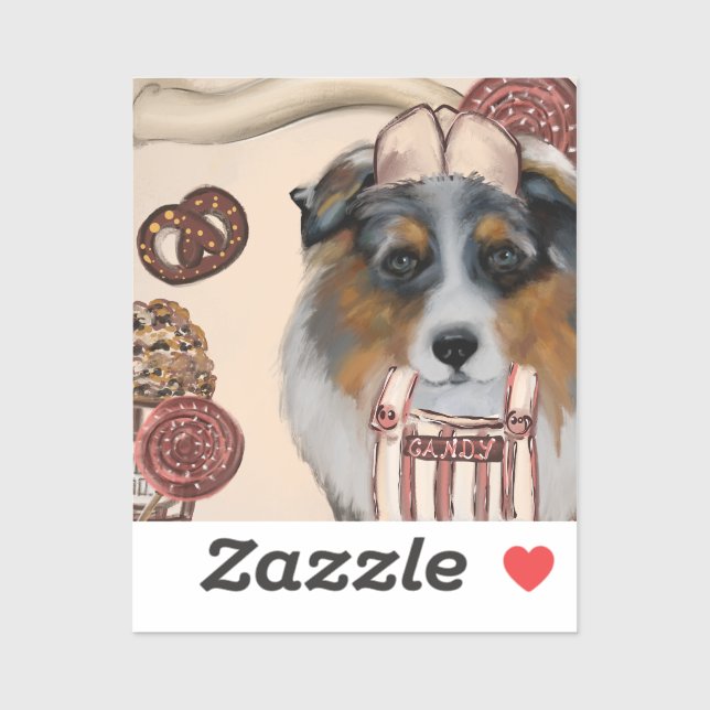 STICKER AUSTRALIAN SHEPHERD (Feuille)