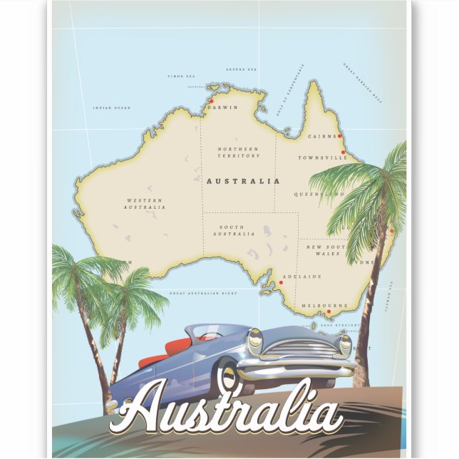 Sticker Australie (Devant)