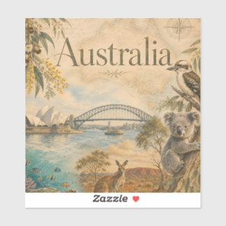 Sticker Australie pour les amoureux de l'Australie