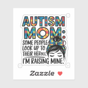 Sticker Autisme Maman Certaines personnes regardent vers l