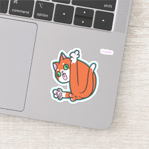 Sticker auto-collant pour chat propre