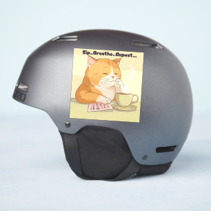 Sticker « Autocollant chat kawaii »