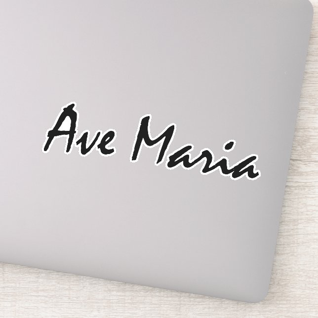 Sticker Ave Maria (Détail)