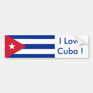 Sticker avec drapeau de Cuba