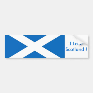 Sticker avec drapeau de l'Écosse