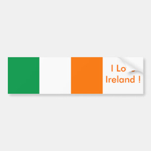 Sticker avec Drapeau d'Irlande